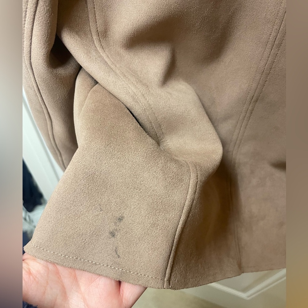 River island brown/tan suede jacket - Picture 5 of 5